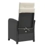 Sillón reclinable de jardín con reposapiés ratán PE negro von , Gartenstühle - Ref: Foro24-365232, Preis: 135,60 €, Rabatt: %