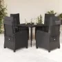 Set de muebles jardín 5 pzas con cojines ratán sintético negro von , Gartensets - Ref: Foro24-3212743, Preis: 630,85 €, Rabat...