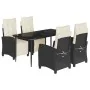 Set de muebles jardín 5 pzas con cojines ratán sintético negro von , Gartensets - Ref: Foro24-3212949, Preis: 604,02 €, Rabat...
