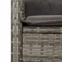 Set comedor de jardín 3 piezas con cojines ratán sintético gris by , Garden sets - Ref: Foro24-3212360, Price: 339,30 €, Disc...