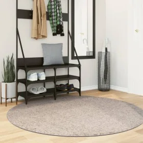 Alfombra peluda de pelo largo moderna PAMPLONA beige Ø 160 cm by , Rugs - Ref: Foro24-375224, Price: 62,06 €, Discount: %