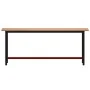 Banco de trabajo madera maciza de haya y metal 200x55x81,5 cm von , Arbeitstische - Ref: Foro24-3188907, Preis: 254,74 €, Rab...