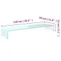 Mueble TV/Elevador de monitor cristal verde 110x30x13 cm by , TV Furniture - Ref: Foro24-244148, Price: 114,85 €, Discount: %