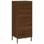 Aparador madera de ingeniería marrón roble 34,5x34x90 cm by , Sideboards - Ref: Foro24-828619, Price: 79,63 €, Discount: %