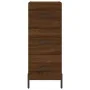 Aparador madera de ingeniería marrón roble 34,5x34x90 cm by , Sideboards - Ref: Foro24-828619, Price: 79,63 €, Discount: %