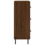 Aparador madera de ingeniería marrón roble 34,5x34x90 cm by , Sideboards - Ref: Foro24-828619, Price: 79,63 €, Discount: %