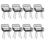Juego de comedor de jardín 9 piezas ratán sintético negro von , Gartensets - Ref: Foro24-3157858, Preis: 737,33 €, Rabatt: %