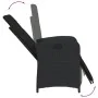 Mesita y sillas con cojines 3 piezas ratán sintético negro by , Garden sets - Ref: Foro24-3212528, Price: 345,58 €, Discount: %