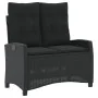 Set comedor de jardín 2 pzas con cojines ratán sintético negro by , Garden sets - Ref: Foro24-3277394, Price: 276,55 €, Disco...