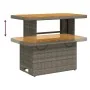 Juego de comedor jardín 2 pzas con cojines ratán sintético gris by , Garden sets - Ref: Foro24-3277406, Price: 299,55 €, Disc...