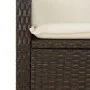 Set comedor de jardín 5 piezas y cojines ratán sintético marrón by , Garden sets - Ref: Foro24-3212343, Price: 660,89 €, Disc...