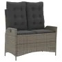 Juego de comedor de jardín 4 piezas con cojines ratán PE gris von , Gartensets - Ref: Foro24-3277467, Preis: 552,46 €, Rabatt: %