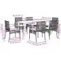Set comedor de jardín 7 pzas con cojines ratán sintético beige von , Gartensets - Ref: Foro24-3213635, Preis: 534,65 €, Rabat...