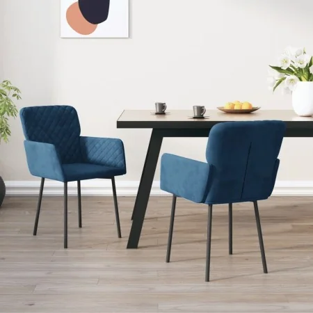 Sillas de comedor 2 unidades terciopelo azul von , Essstühle - Ref: Foro24-344778, Preis: 117,10 €, Rabatt: %