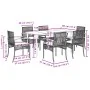 Set comedor de jardín 7 pzas con cojines ratán sintético beige von , Gartensets - Ref: Foro24-3213628, Preis: 538,39 €, Rabat...