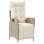 Set comedor de jardín 3 pzas con cojines ratán sintético beige by , Garden sets - Ref: Foro24-3213434, Price: 406,03 €, Disco...