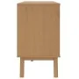 Mesita de noche OLDEN madera maciza de pino blanco y marrón von , Schubladen - Ref: Foro24-358593, Preis: 185,02 €, Rabatt: %
