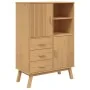 Aparador OLDEN madera maciza de pino marrón 85x43x125 cm by , Sideboards - Ref: Foro24-358615, Price: 295,41 €, Discount: %