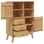 Aparador OLDEN madera maciza de pino marrón 85x43x125 cm by , Sideboards - Ref: Foro24-358615, Price: 295,41 €, Discount: %