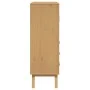 Aparador OLDEN madera maciza de pino marrón 85x43x125 cm by , Sideboards - Ref: Foro24-358615, Price: 295,41 €, Discount: %