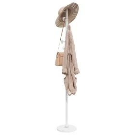Perchero de hierro con recubrimiento en polvo blanco 176 cm von , Hut- und Garderobenständer - Ref: Foro24-377095, Preis: 43,...