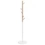 Perchero de hierro con recubrimiento en polvo blanco 172 cm by , Hat and coat racks - Ref: Foro24-377088, Price: 54,37 €, Dis...