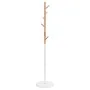 Perchero de hierro con recubrimiento en polvo blanco 172 cm by , Hat and coat racks - Ref: Foro24-377088, Price: 54,37 €, Dis...