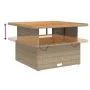 Set de comedor jardín con cojines 4 pzas ratán sintético beige by , Garden sets - Ref: Foro24-3277368, Price: 619,31 €, Disco...