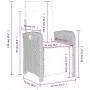 Juego comedor jardín 4 piezas con cojines ratán sintético negro by , Garden sets - Ref: Foro24-3277321, Price: 585,76 €, Disc...