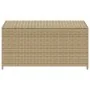 Caja de almacenaje de jardín ratán sintético beige mezcla 190L de , Cajas de almacenaje para exteriores - Ref: Foro24-365323,...