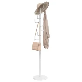 Perchero de hierro con recubrimiento en polvo blanco 183 cm by , Hat and coat racks - Ref: Foro24-377106, Price: 50,60 €, Dis...