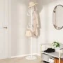 Perchero de hierro con recubrimiento en polvo blanco 183 cm by , Hat and coat racks - Ref: Foro24-377106, Price: 50,60 €, Dis...