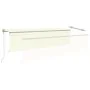 Toldo retráctil automático con persiana crema 5x3 m von , Markisen - Ref: Foro24-3069467, Preis: 506,35 €, Rabatt: %