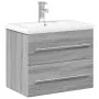 Mueble de baño con lavabo integrado gris Sonoma von , Badezimmerwaschtische - Ref: Foro24-3278774, Preis: 196,92 €, Rabatt: %