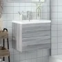 Mueble de baño con lavabo integrado gris Sonoma von , Badezimmerwaschtische - Ref: Foro24-3278774, Preis: 196,92 €, Rabatt: %