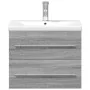 Mueble de baño con lavabo integrado gris Sonoma von , Badezimmerwaschtische - Ref: Foro24-3278774, Preis: 196,92 €, Rabatt: %