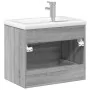 Mueble de baño con lavabo integrado gris Sonoma von , Badezimmerwaschtische - Ref: Foro24-3278774, Preis: 196,92 €, Rabatt: %