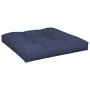 Cojín para sofá de palets de tela azul marino 80x80x12 cm by , Cushions for chairs and sofas - Ref: Foro24-377897, Price: 38,...