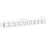 Perrera acero 9 m² negra by , Dog kennels and fences - Ref: Foro24-3082099, Price: 361,37 €, Discount: %