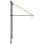 Toldo retráctil de tela y acero crema 150x150 cm by , Awnings - Ref: Foro24-368744, Price: 72,49 €, Discount: %