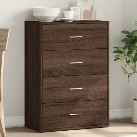 Aparador de madera de ingeniería roble marrón 60x31x84 cm von , Sideboards - Ref: Foro24-840505, Preis: 89,84 €, Rabatt: %
