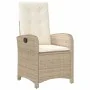Set comedor de jardín 5 pzas con cojines ratán sintético beige by , Garden sets - Ref: Foro24-3212383, Price: 619,52 €, Disco...