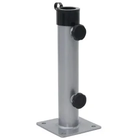 Base de sombrilla para mástil Ø38/48 mm acero plateado von , Schirmständer - Ref: Foro24-4003374, Preis: 21,27 €, Rabatt: %