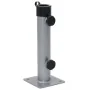 Base de sombrilla para mástil Ø38/48 mm acero plateado by , Umbrella bases - Ref: Foro24-4003374, Price: 21,27 €, Discount: %