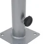 Base de sombrilla para mástil Ø38/48 mm acero plateado by , Umbrella bases - Ref: Foro24-4003374, Price: 21,27 €, Discount: %
