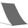 Toldo retráctil de tela y acero gris antracita 100x150 cm de , Toldos - Ref: Foro24-368750, Precio: 39,75 €, Descuento: %
