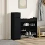 Zapatero madera de ingeniería negro 100,5x28x100 cm von , Schuhregale und Schuhorganisatoren - Ref: Foro24-840423, Preis: 99,...