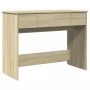 Tocador con espejo color roble Sonoma 100x45x76 cm de , Tocadores para dormitorios - Ref: Foro24-840697, Precio: 107,73 €, De...