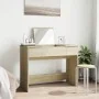 Tocador con espejo color roble Sonoma 100x45x76 cm de , Tocadores para dormitorios - Ref: Foro24-840697, Precio: 107,73 €, De...