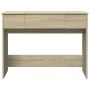 Tocador con espejo color roble Sonoma 100x45x76 cm de , Tocadores para dormitorios - Ref: Foro24-840697, Precio: 107,73 €, De...